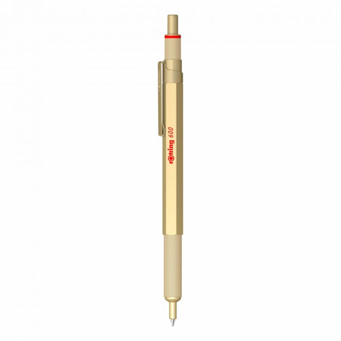 2be446ec23e03648e49b7bfbd3d856c5 scaled | rOtring SA | rOtring 600 Ballpoint Pen - Gold Medium Nib Black Ink