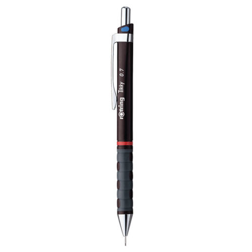 f65b008afabfc696f8536f22bcd43d76 1 | rOtring SA | rOtring Tikky Burgundy Mechanical Pencil 0.70mm