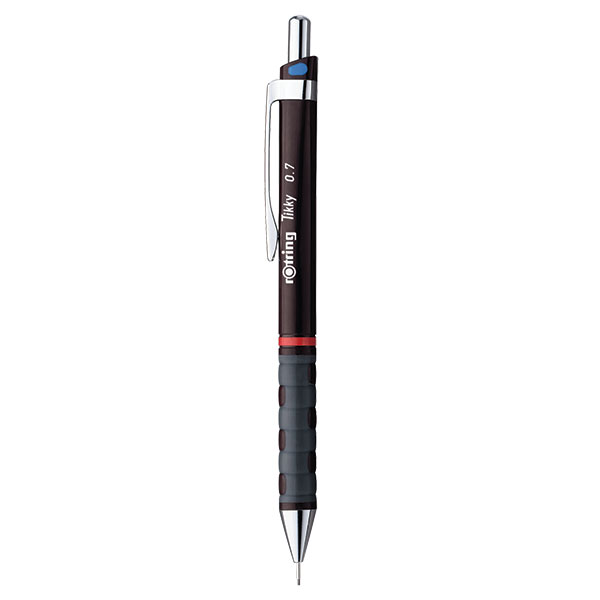 f65b008afabfc696f8536f22bcd43d76 2 | rOtring SA | rOtring Tikky Burgundy Mechanical Pencil 0.70mm