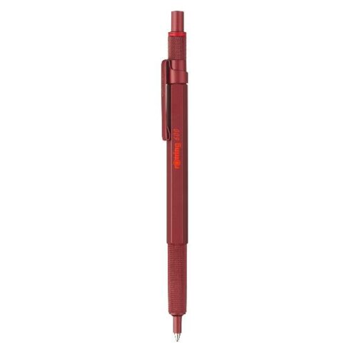 0b494da0ff4c4b813df82c82fc26c589 | rOtring SA | rOtring 600 Ballpoint Pen - Red Medium Nib Black Ink
