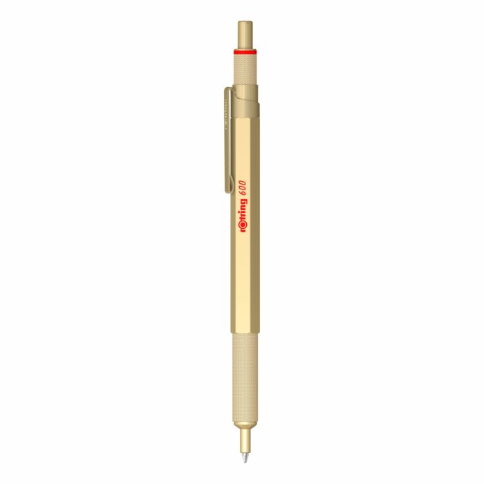2be446ec23e03648e49b7bfbd3d856c5 scaled | rOtring SA | rOtring 600 Ballpoint Pen - Gold Medium Nib Black Ink