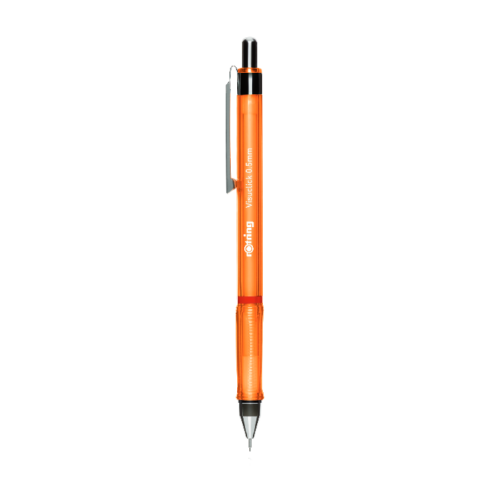 3f57ccefe940ed8f05db2285694bf933 | rOtring SA | rOtring Visuclick Mechanical Pencil Orange 0.5mm