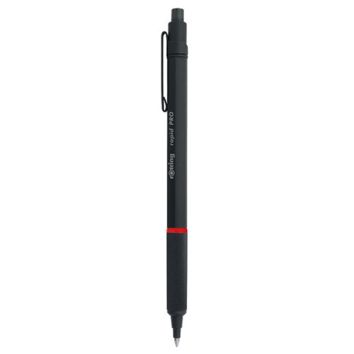 4db6cf663006077add34f99210e89a48 | rOtring SA | rOtring Rapidpro Matte Black Ball Pen Medium - Blue Ink