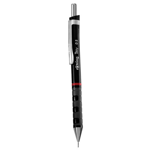 51e0c149188dda42c330362b0652b714 1 | rOtring SA | rOtring Tikky Black Mechanical Pencil 0.50mm