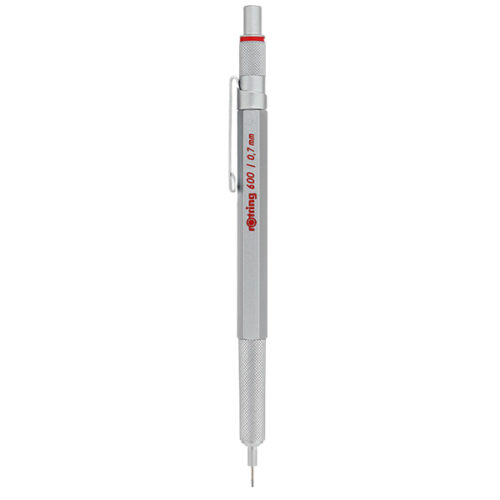 58fc01cec903de1c049382388590f0bf 1 | rOtring SA | rOtring Rapid 600 Silver Mechanical Pencil 0.7mm
