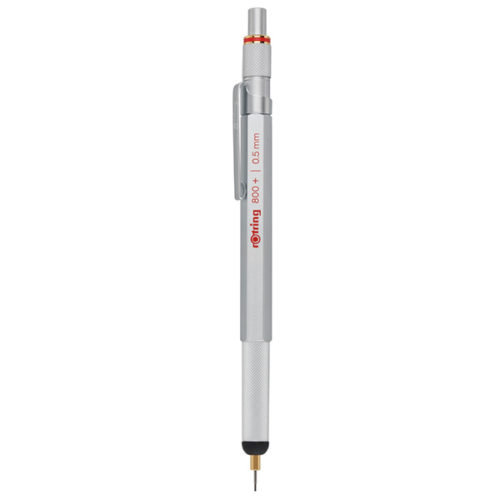 9effeb8ec6a1c45e8bfc08fc541aabd8 1 | rOtring SA | rOtring Rapid 800+ Silver Mechanical Pencil 0.5mm